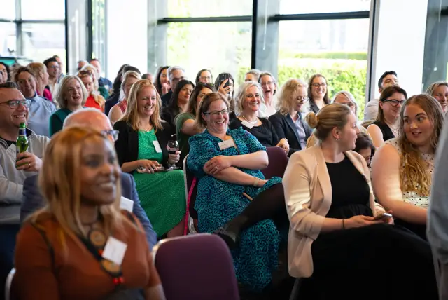 The audience at the Q1 2026 launch